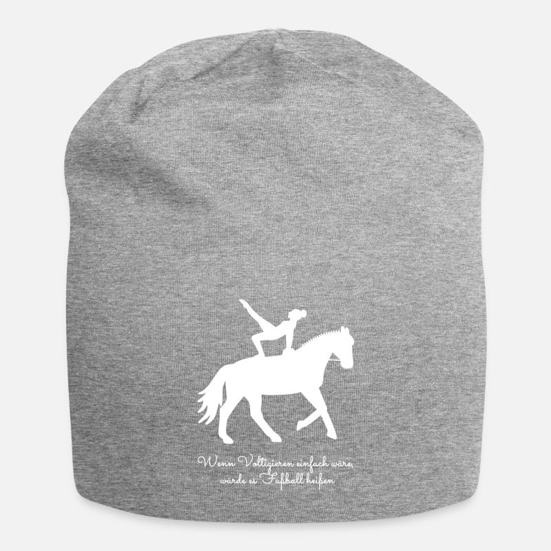 Si le saut était facile - Idée cadeau Volti - Bonnet en jersey - gris chiné