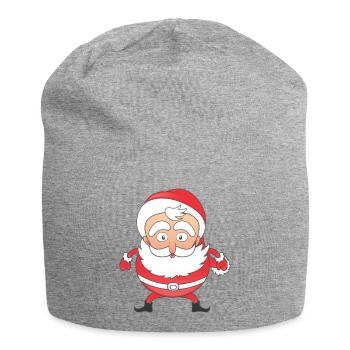 Santa Claus - Jersey Beanie - heather grey - Front