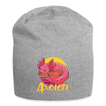 Vintage Axolotl - Jersey-Beanie - Grau meliert - Vorne