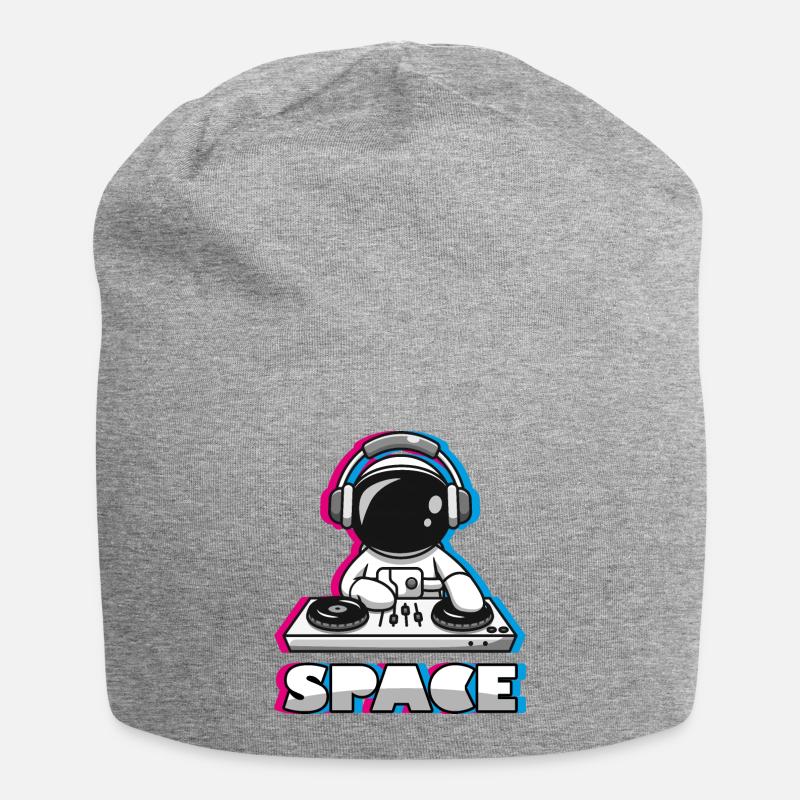 DJ SPACE TECHNO TRICOLORE - TREND 2021 - Bonnet en jersey - gris chiné