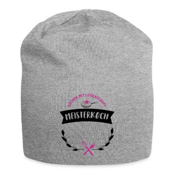 koch sternekoch individualisierbar geschenk bester - Jersey-Beanie - Grau meliert - Vorne