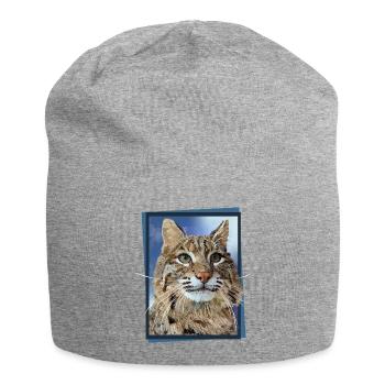 Luchs - Jersey-Beanie - Grau meliert - Vorne