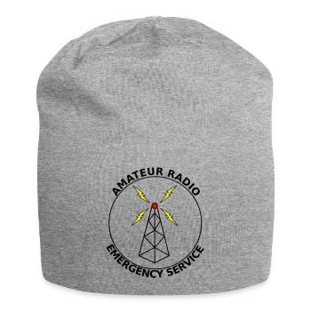 amateur radio emergency service ham radio - Jersey Beanie - heather grey - Front