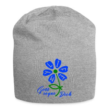 God bless you - Jersey Beanie - heather grey - Front