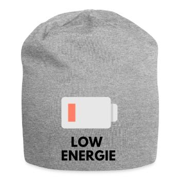 Low Energy - Jersey Beanie - heather grey - Front