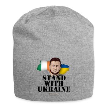 Ukraine Irlande - Bonnet en jersey - gris chiné - Devant