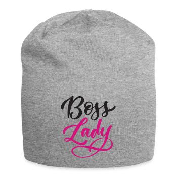Lady Bos-s - Bonnet en jersey - gris chiné - Devant