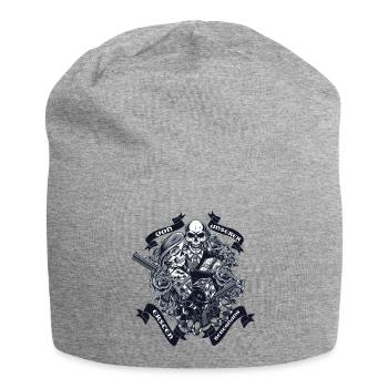 Partnerlook Design From our first meeting - Jersey Beanie - heather grey - Front