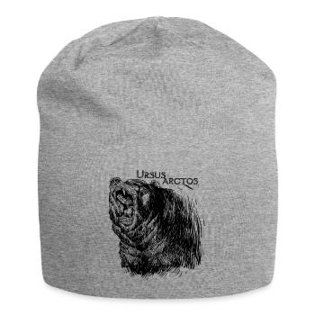 OURS BRUN - Bonnet en jersey - gris chiné - Devant