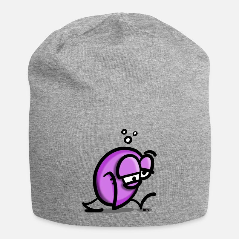 Laus - Jersey-Beanie - Grau meliert