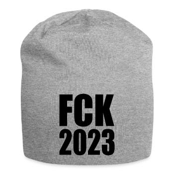 Fck 2023 - Jersey-Beanie - Grau meliert - Vorne