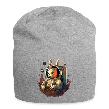 Kaninchen Astronaut Raum Astronomie Astronaut Kani - Jersey-Beanie - Grau meliert - Vorne