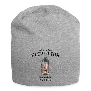 Xanten, Klever Tor,, Deutschland - Jersey-Beanie - Grau meliert - Vorne