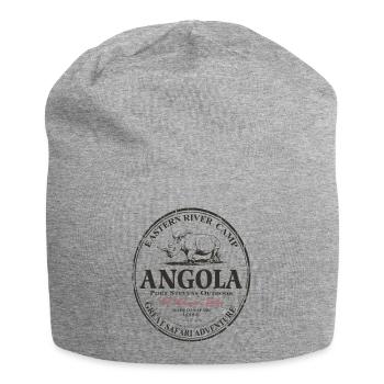 Angola - Nashorn - Jersey-Beanie - Grau meliert - Vorne