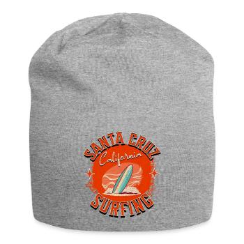 Santa Cruz California Surfing - Jersey Beanie - heather grey - Front