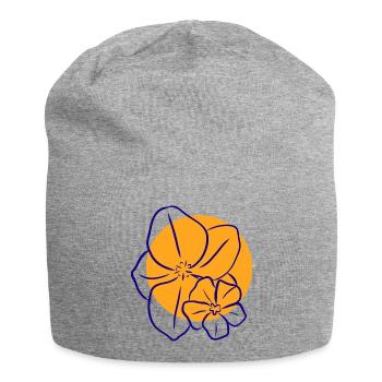 Flower Flower Plant - Jersey Beanie - heather grey - Front