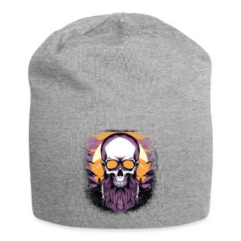 Fun Chubby Bear Badly Worn Bearded Collie - Jersey Beanie - heather grey - Front