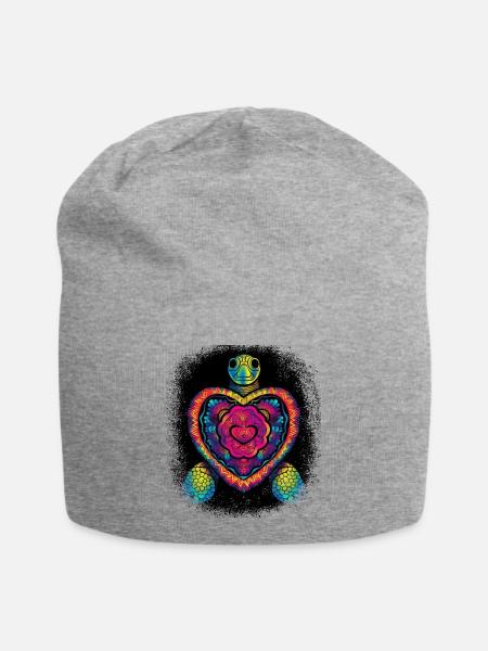 statement lgbtqi and gift gay rights heart - Jersey-Beanie - Grau meliert