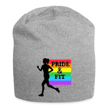 Pride and Fit - Jersey-Beanie - Grau meliert - Vorne