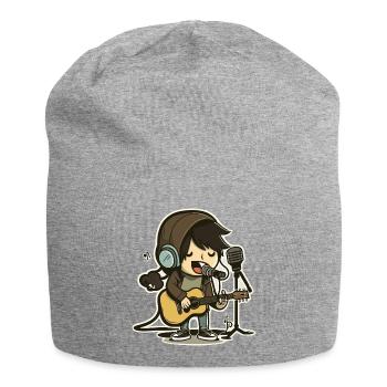 Rocker - Jersey Beanie - heather grey - Front