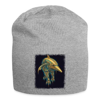 T-shirts de pêche au drapeau américain Bday Fish - Bonnet en jersey - gris chiné - Devant