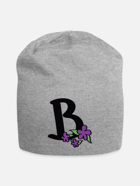 B wie beautyful - Jersey-Beanie - Grau meliert