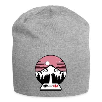 Vintage Playtime - Jersey-Beanie - Grau meliert - Vorne