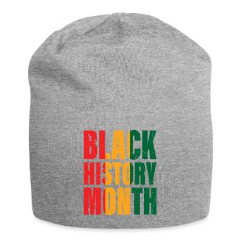 Mois de l'histoire des Noirs - Bonnet en jersey - gris chiné - Devant