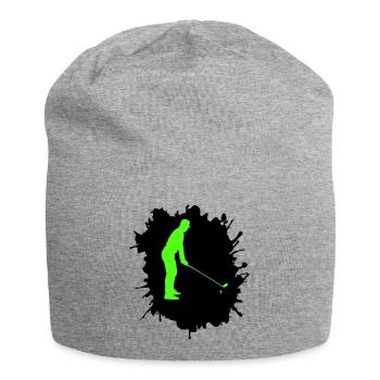 golf klecks - Jersey-Beanie - Grau meliert - Vorne