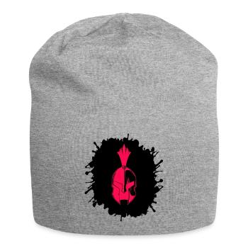 Splatter Sparta - Jersey Beanie - heather grey - Front