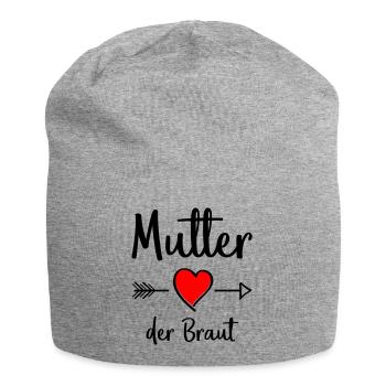 mutter der braut - Jersey-Beanie - Grau meliert - Vorne