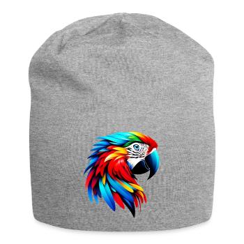 Perroquet - Bonnet en jersey - gris chiné - Devant