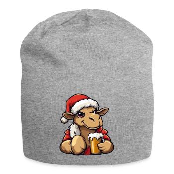 Kamel Weihnachten Bier - Jersey-Beanie - Grau meliert - Vorne