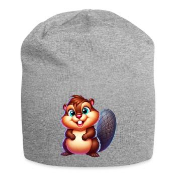 Bieber - Jersey-Beanie - Grau meliert - Vorne