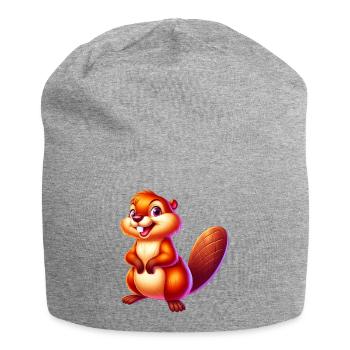 Bieber - Jersey-Beanie - Grau meliert - Vorne