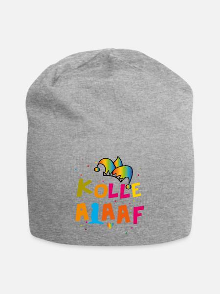 Kölle Alaaf Karneval - Jersey-Beanie - Grau meliert