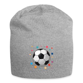 Maillot de foot 2025 | Ballon de football coloré Enfants T - Bonnet en jersey - gris chiné - Devant