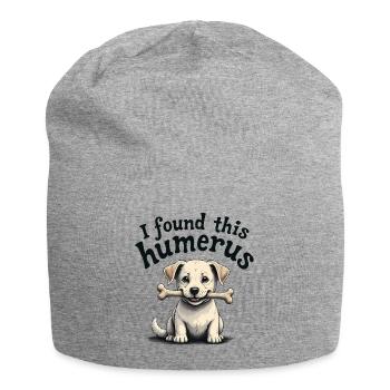 Ich habe diesen Humerus gefunden - Jersey-Beanie - Grau meliert - Vorne