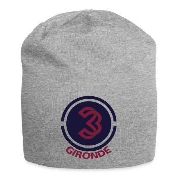 Circular emblem Gironde 33 - Jersey Beanie - heather grey - Front