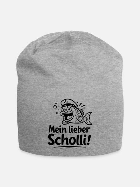 mein lieber scholli - Jersey-Beanie - Grau meliert
