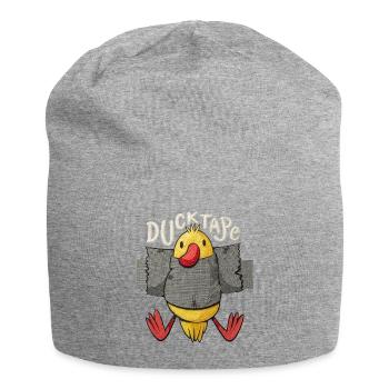 Ruban adhésif à canard - Bonnet en jersey - gris chiné - Devant