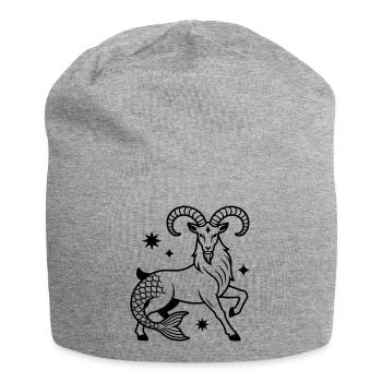 Capricorn - Jersey Beanie - heather grey - Front