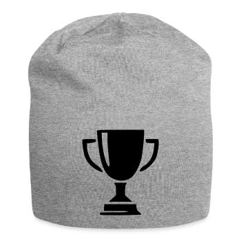 Champion de la victoire en coupe Sportif - Bonnet en jersey - gris chiné - Devant