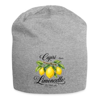 Capri Limoncello Vintage Citron - Bonnet en jersey - gris chiné - Devant