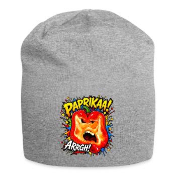 Comic Peppers - Jersey Beanie - heather grey - Front