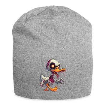 Zombie Ente - Jersey-Beanie - Grau meliert - Vorne