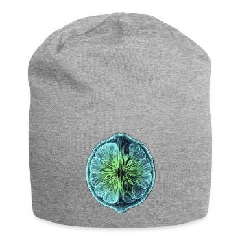 Limette Röntgen Design - Jersey-Beanie - Grau meliert - Vorne