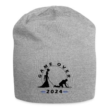 Game Over 2024 Hochzeit - Jersey-Beanie - Grau meliert - Vorne
