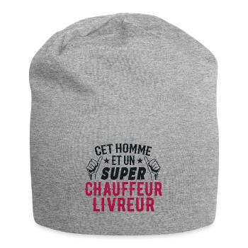 Delivery Driver Funny Gift This Delivery Man - Jersey Beanie - heather grey - Front