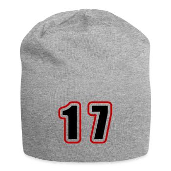 17 Number College - Jersey Beanie - heather grey - Front